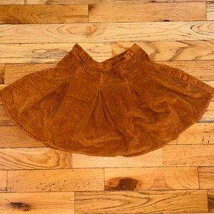 Vintage-Inspired Corduroy Skater Skirt